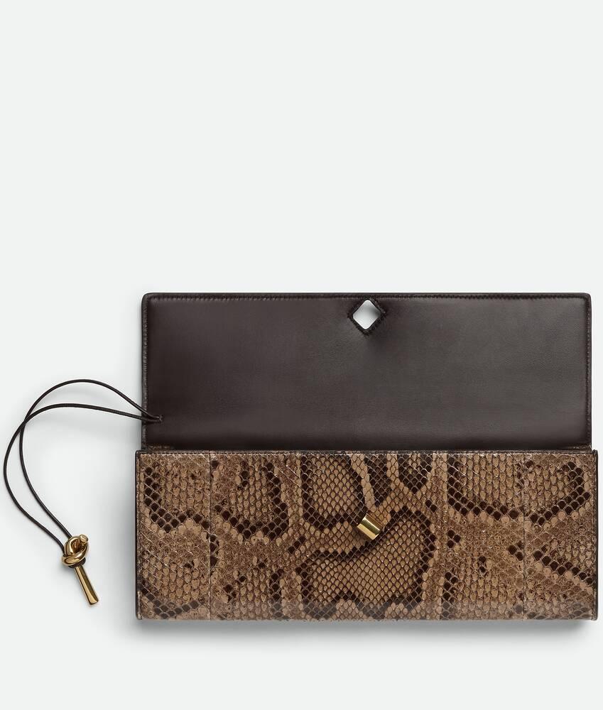 Women's Andiamo Clutch in Python/fondant Product Image