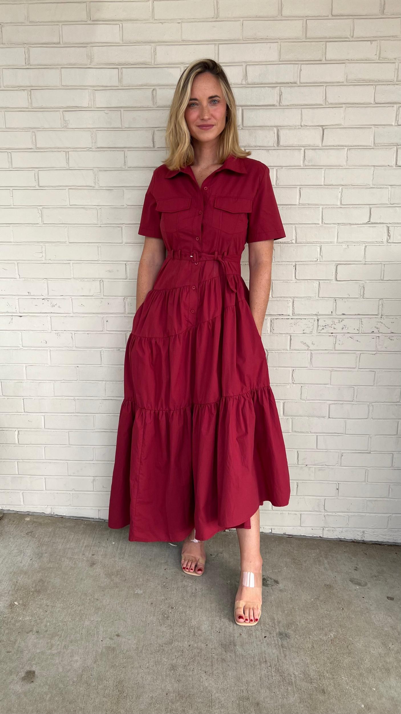 There For You Short Sleeve Maxi Dress Product Image