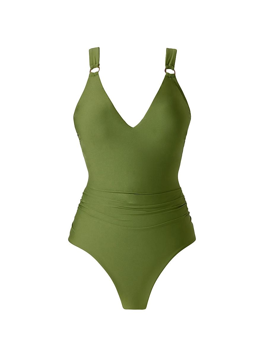 Womens Solid Dakota One-Piece Swimsuit Product Image