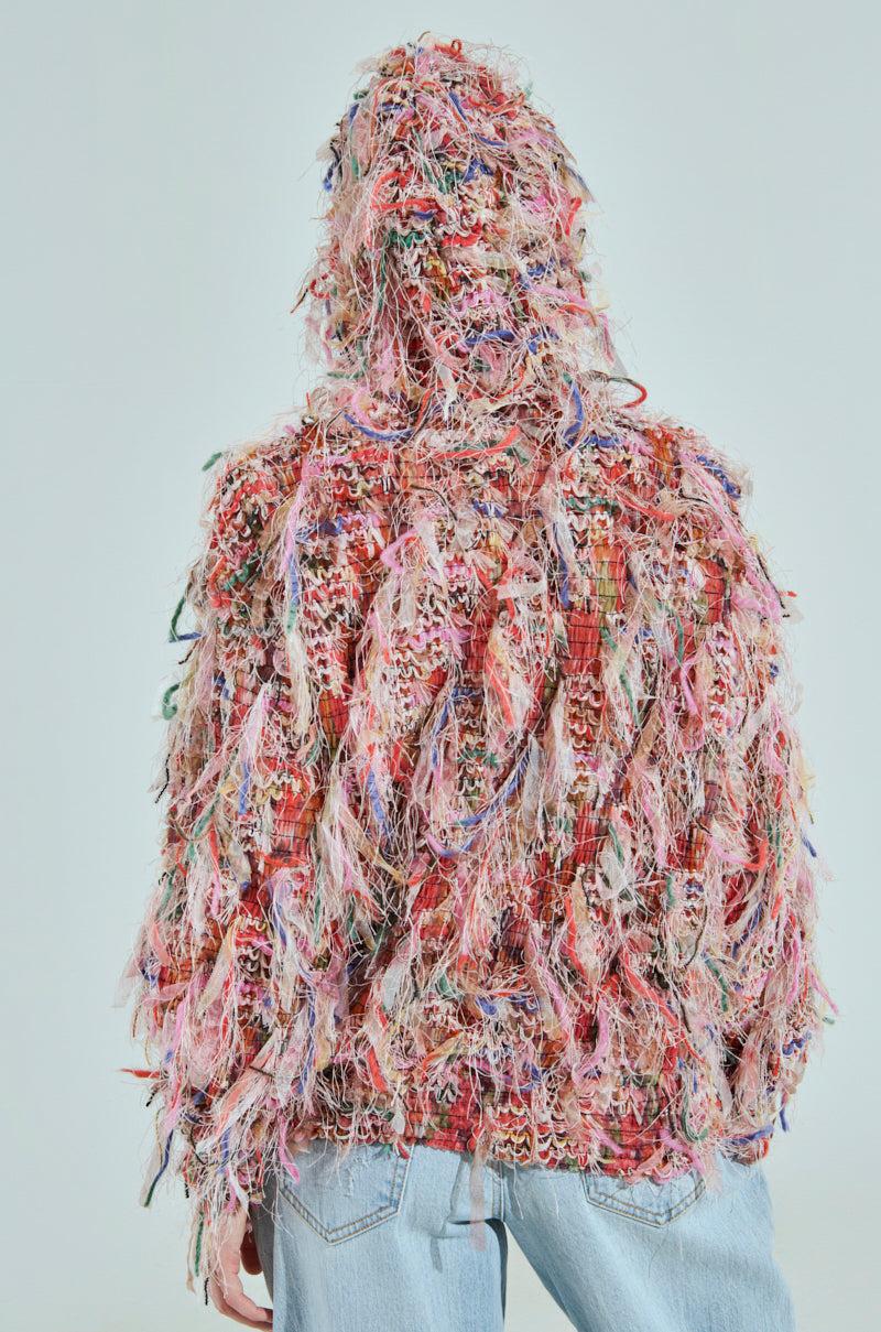 ALL OVER THE PLACE FRINGE SWEATSHIRT Product Image