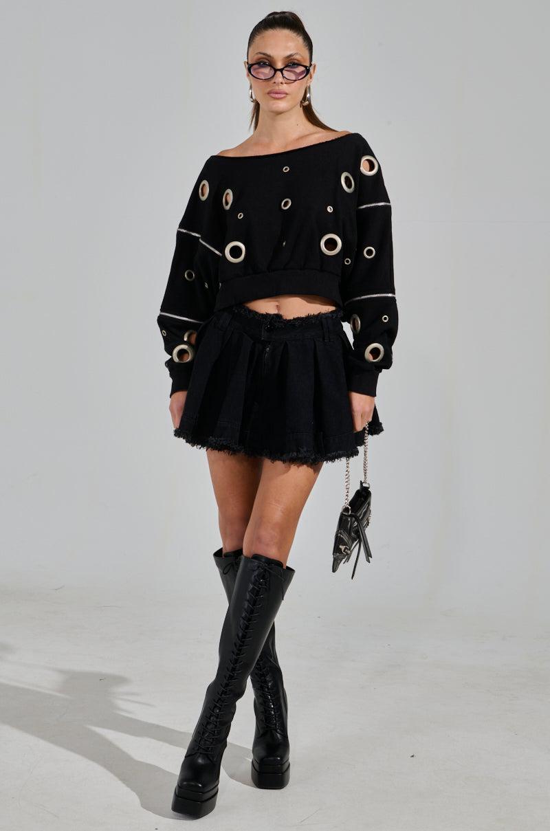 BINKEY MINI PLEATED SKIRT Product Image