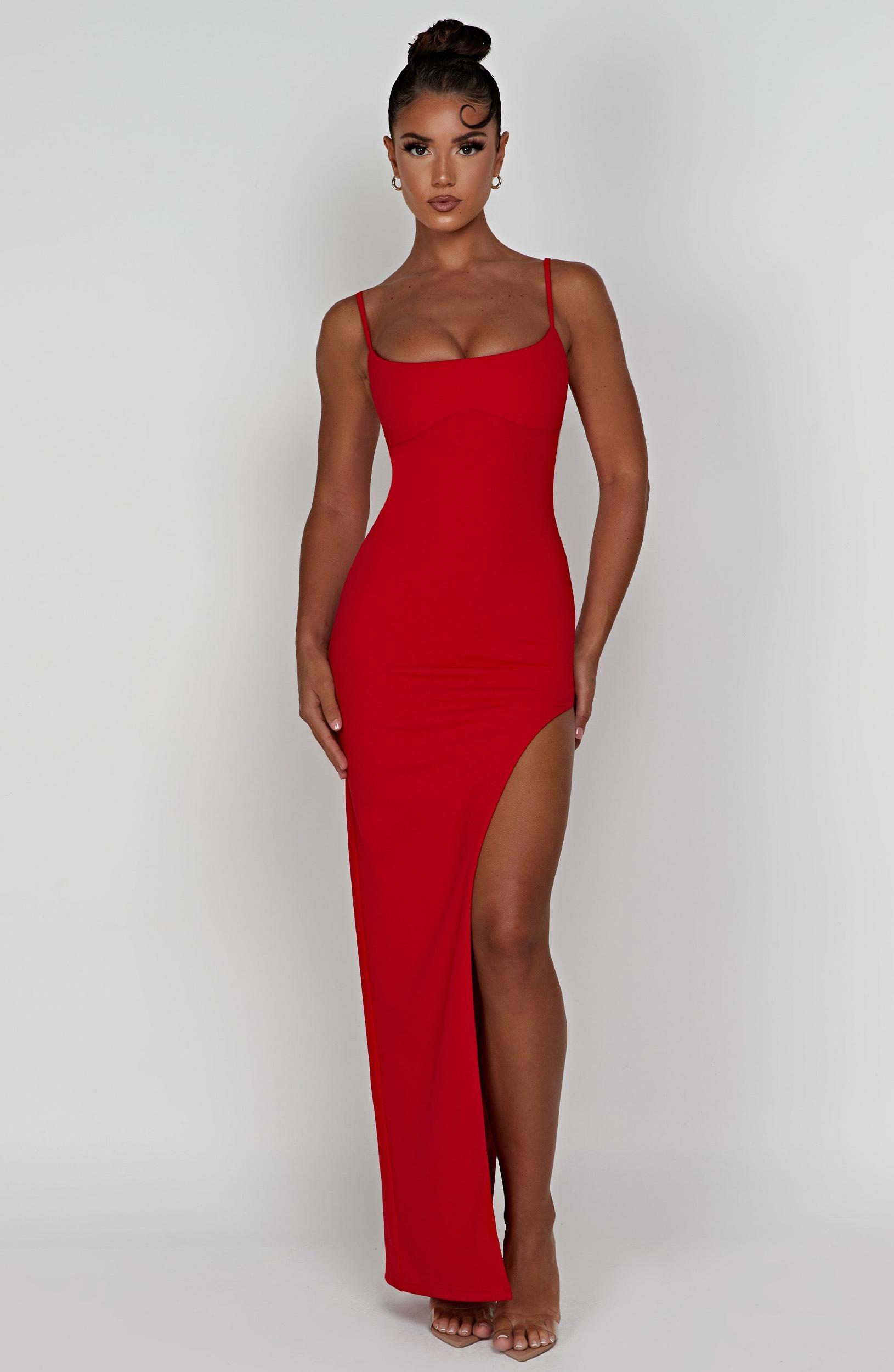 Tiarne Maxi Dress - Red Product Image