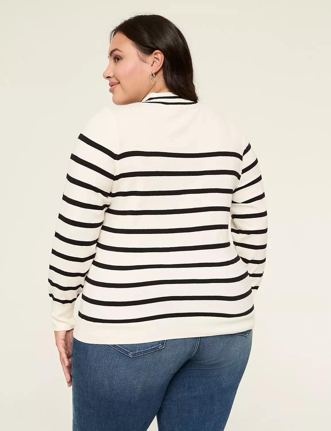 Striped Pullover Sweater Product Image