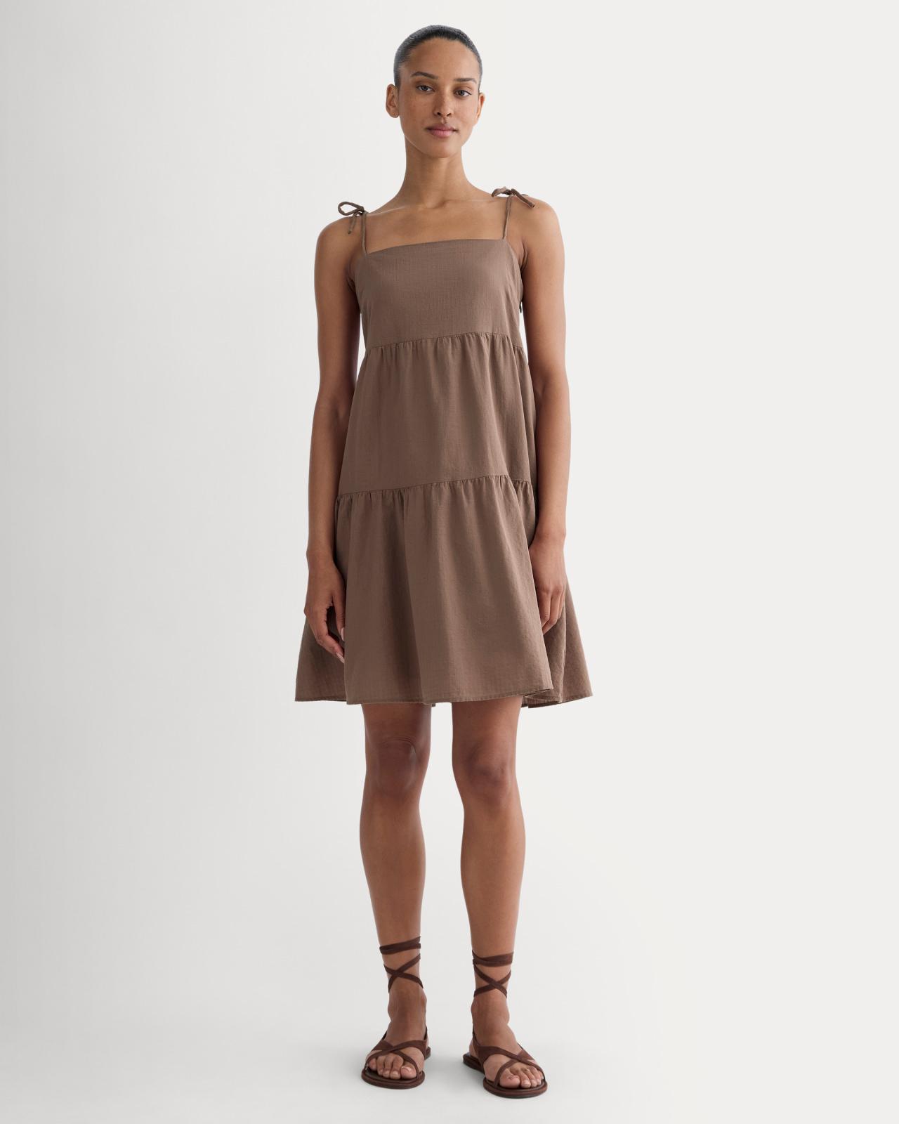Womens Gauze Mini Tiered Dress by Everlane Product Image