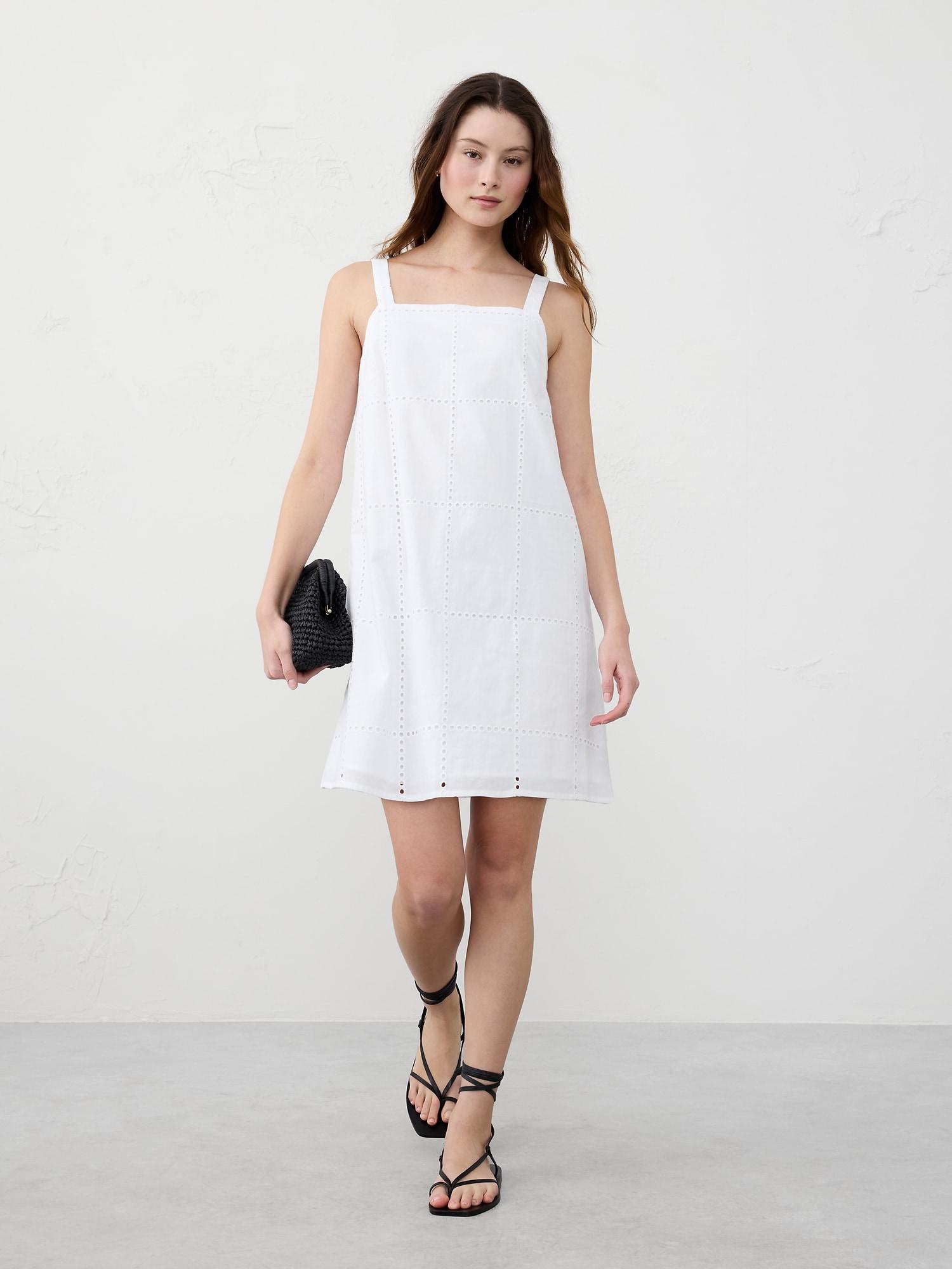 Eyelet Mini Dress Product Image