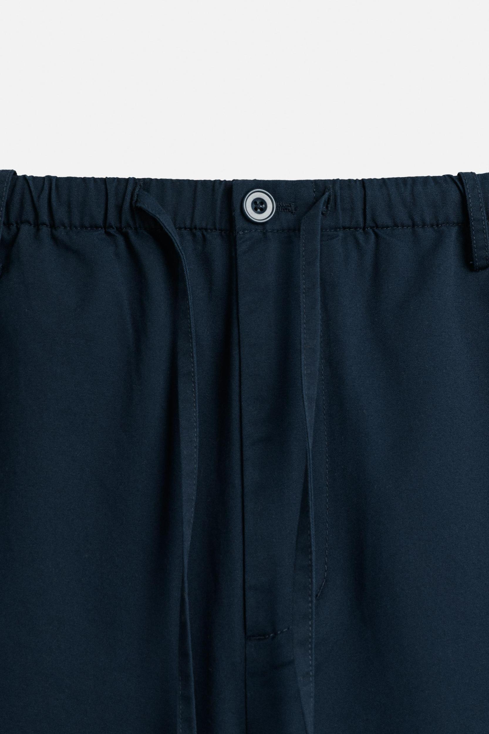 RELAXED STRAIGHT FIT PANTS Product Image