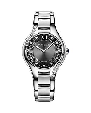 Womens Noemia Stainless Steel & Diamond Bracelet Watch Product Image
