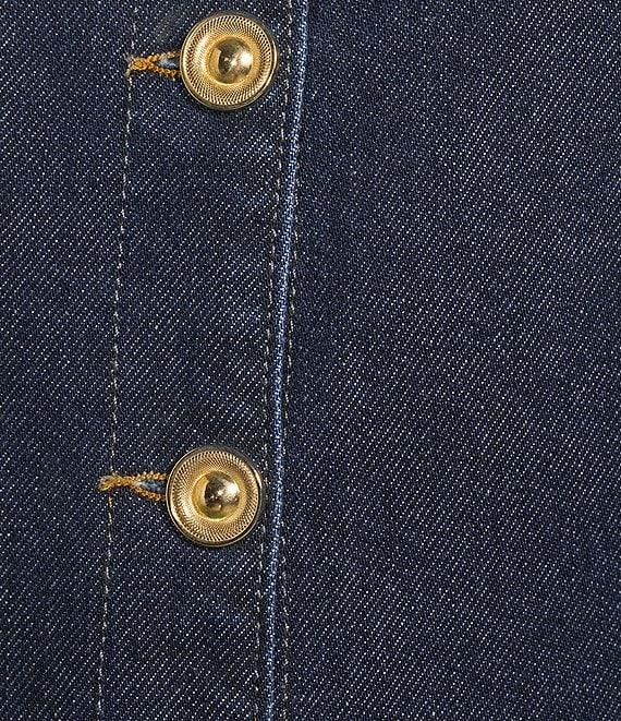 Antonio Melani Anaya Sleeveless Button Front Denim Dress Product Image