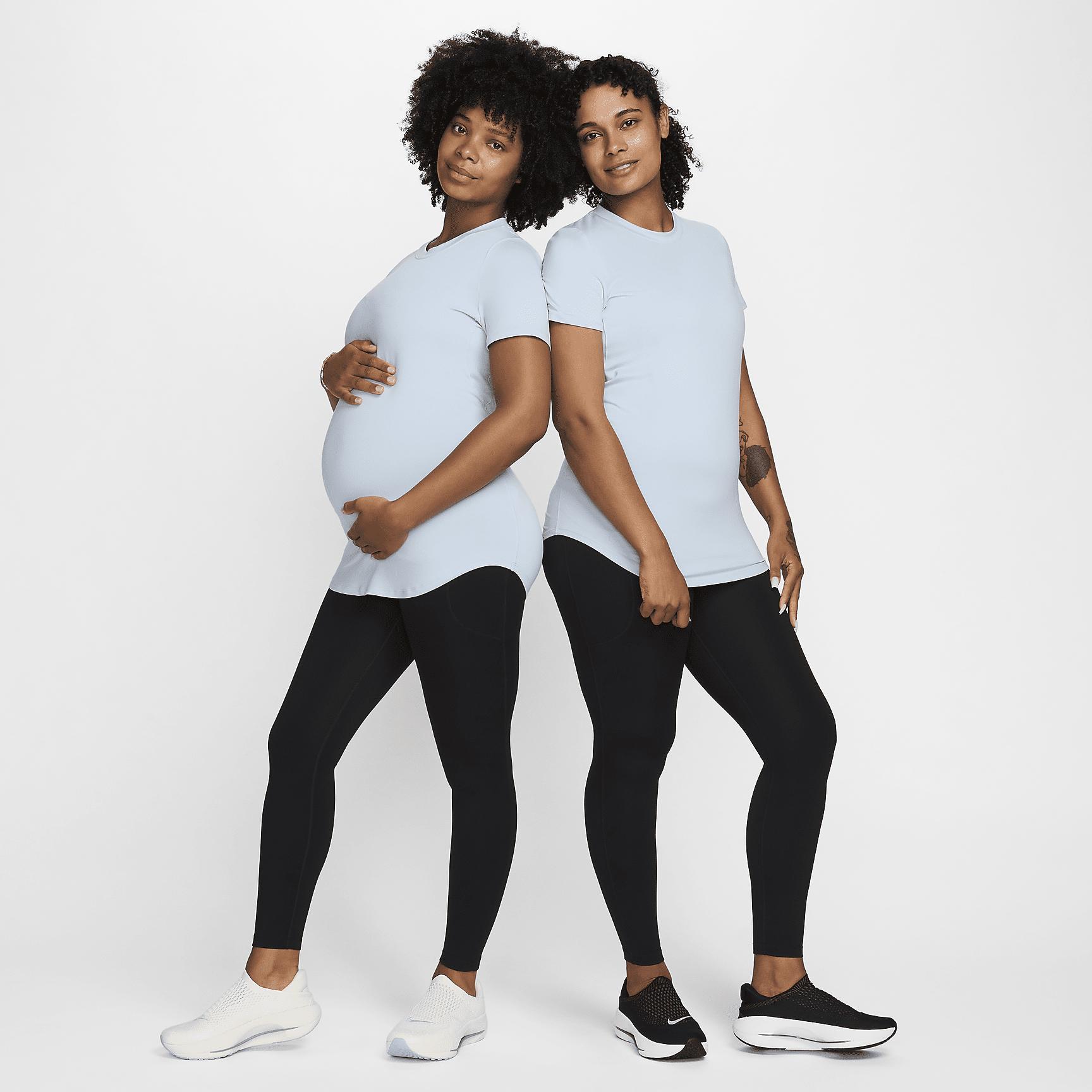 Nike Womens (M) One High-Waisted 7/8 Leggings with Pockets (Maternity) | FN4288-010 Product Image