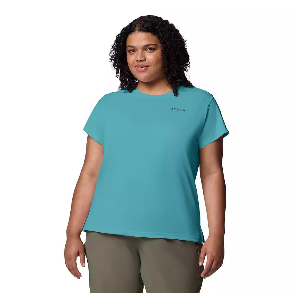 Plus Size Columbia Bluevista Hill Short Sleeve Crewneck T-Shirt, Women's, Size: 1XL Product Image
