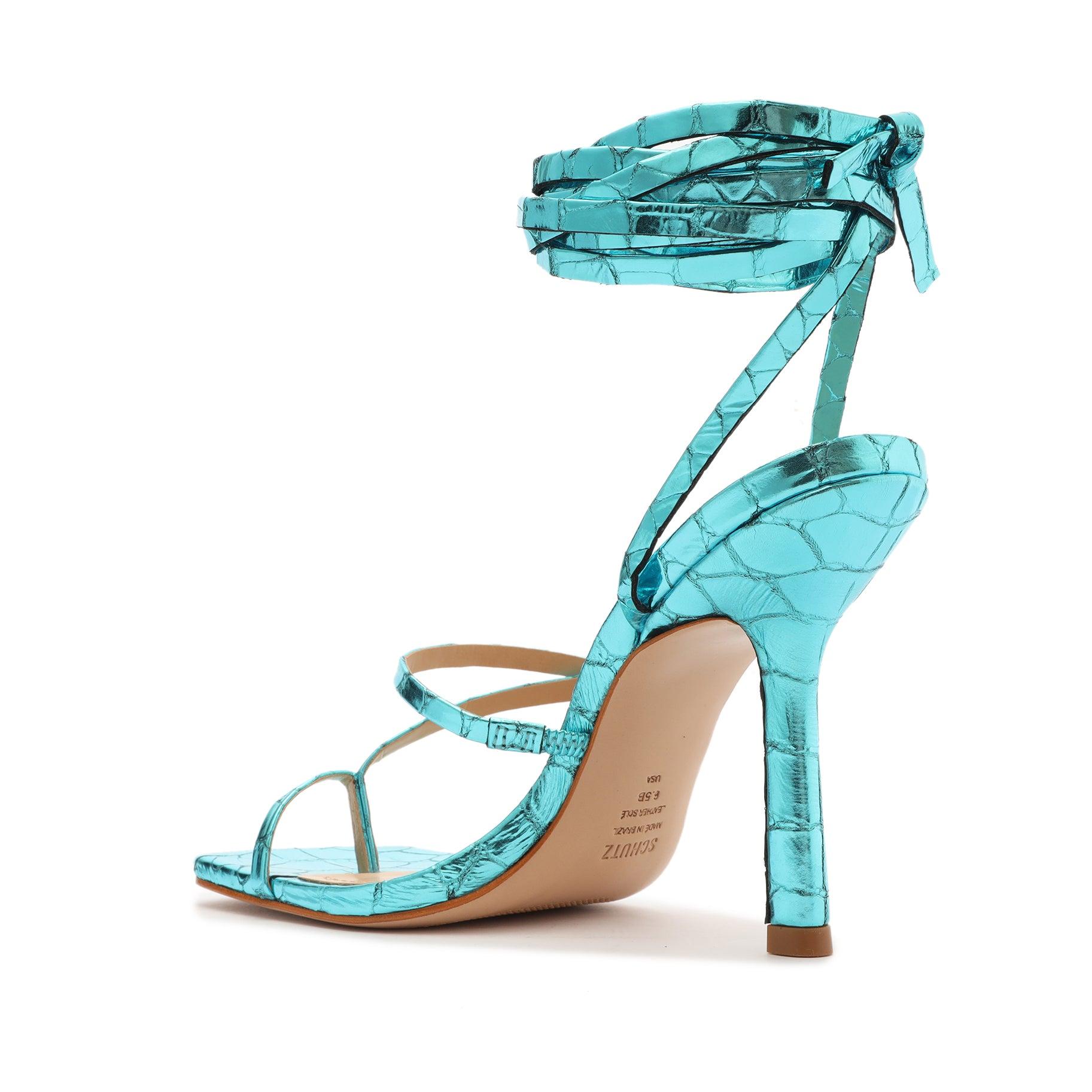Lily Metallic Leather Sandal Product Image