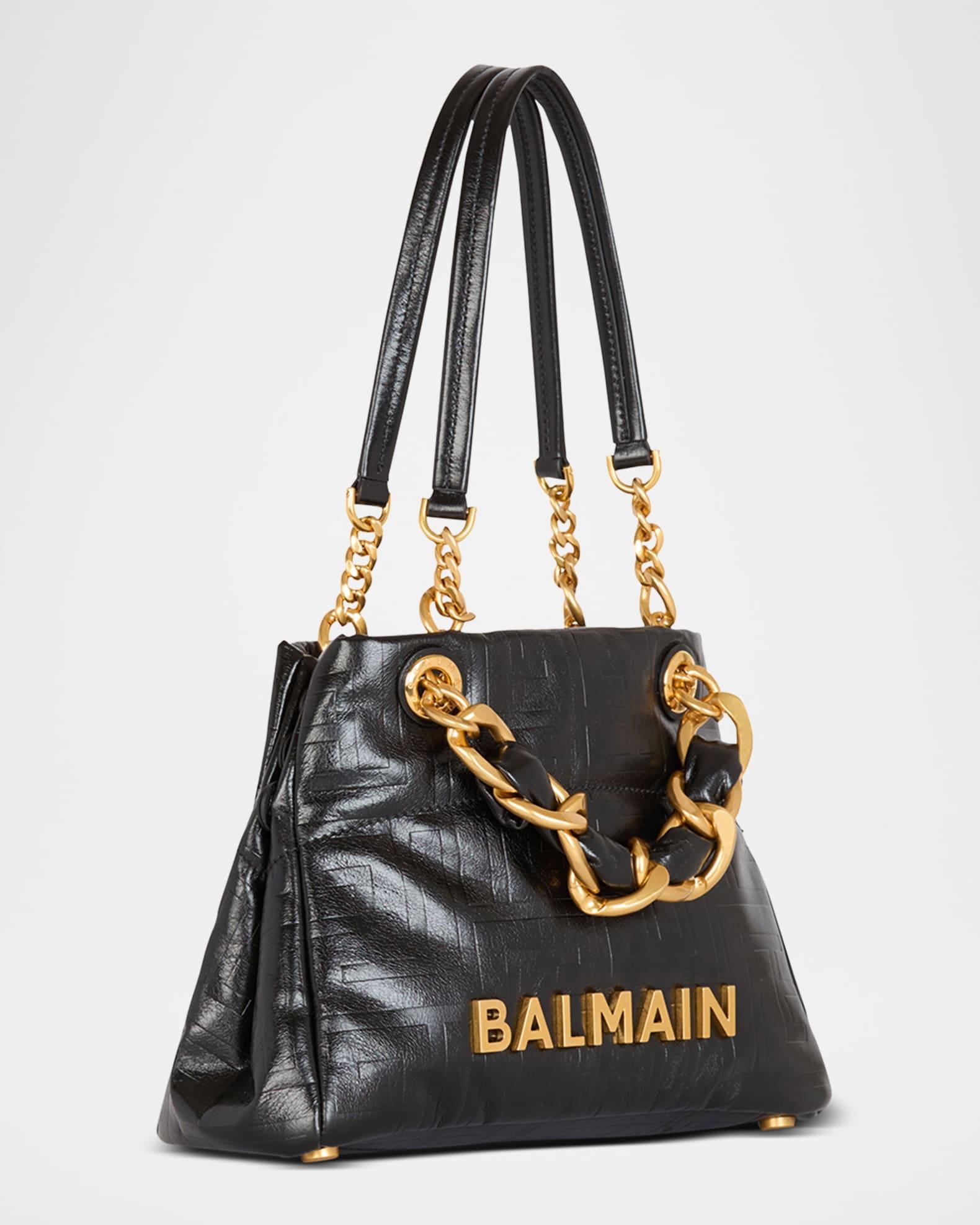 1945 Small Tote Bag in Crinkled Soft Leather  Product Image