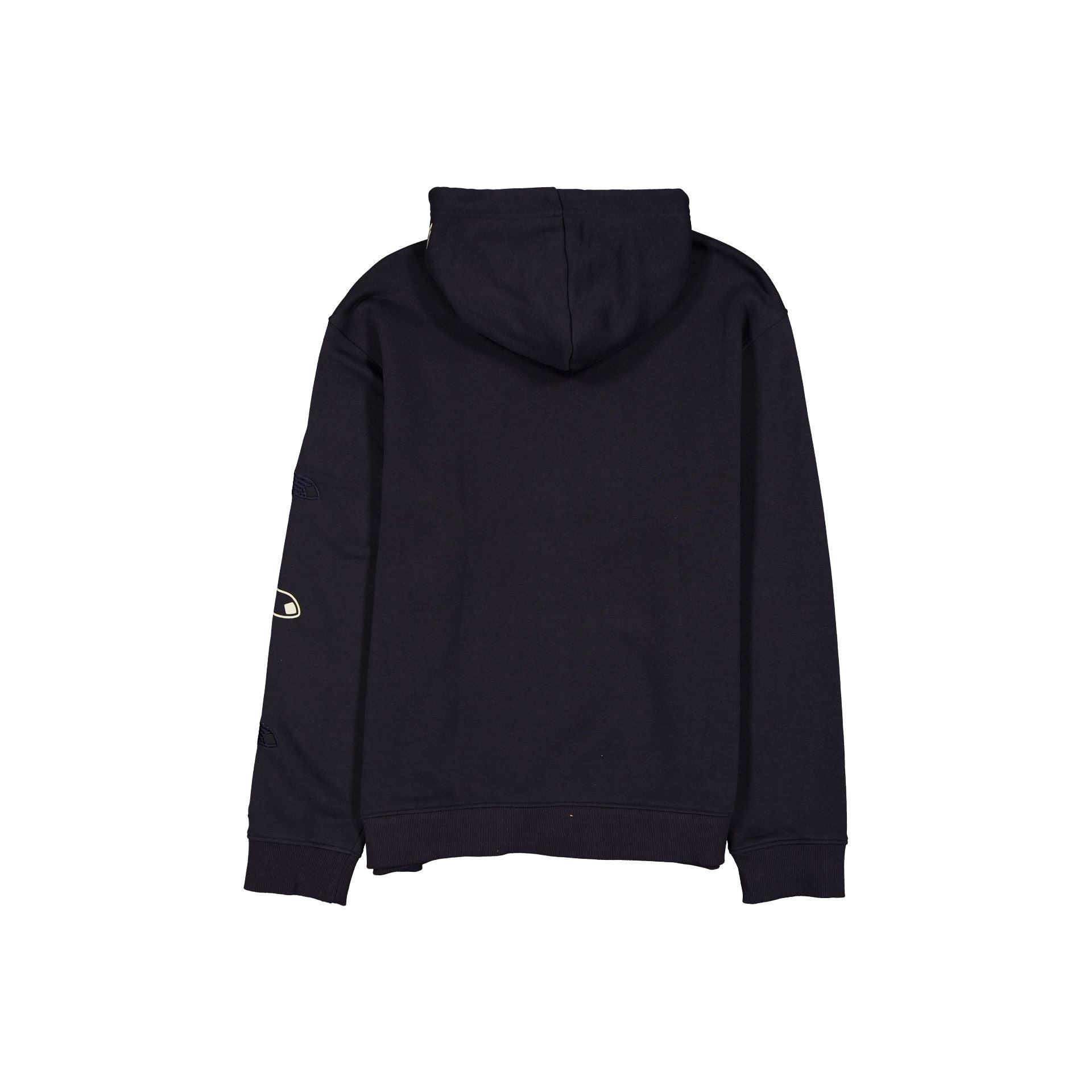 Boston Red Sox Overlay Navy Hoodie Male Product Image