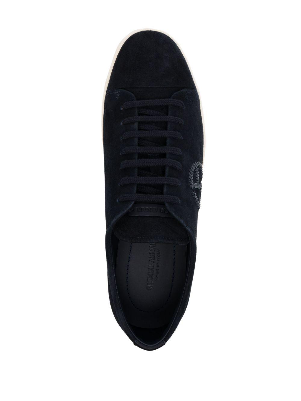 logo-embossed low-top sneakers  Product Image