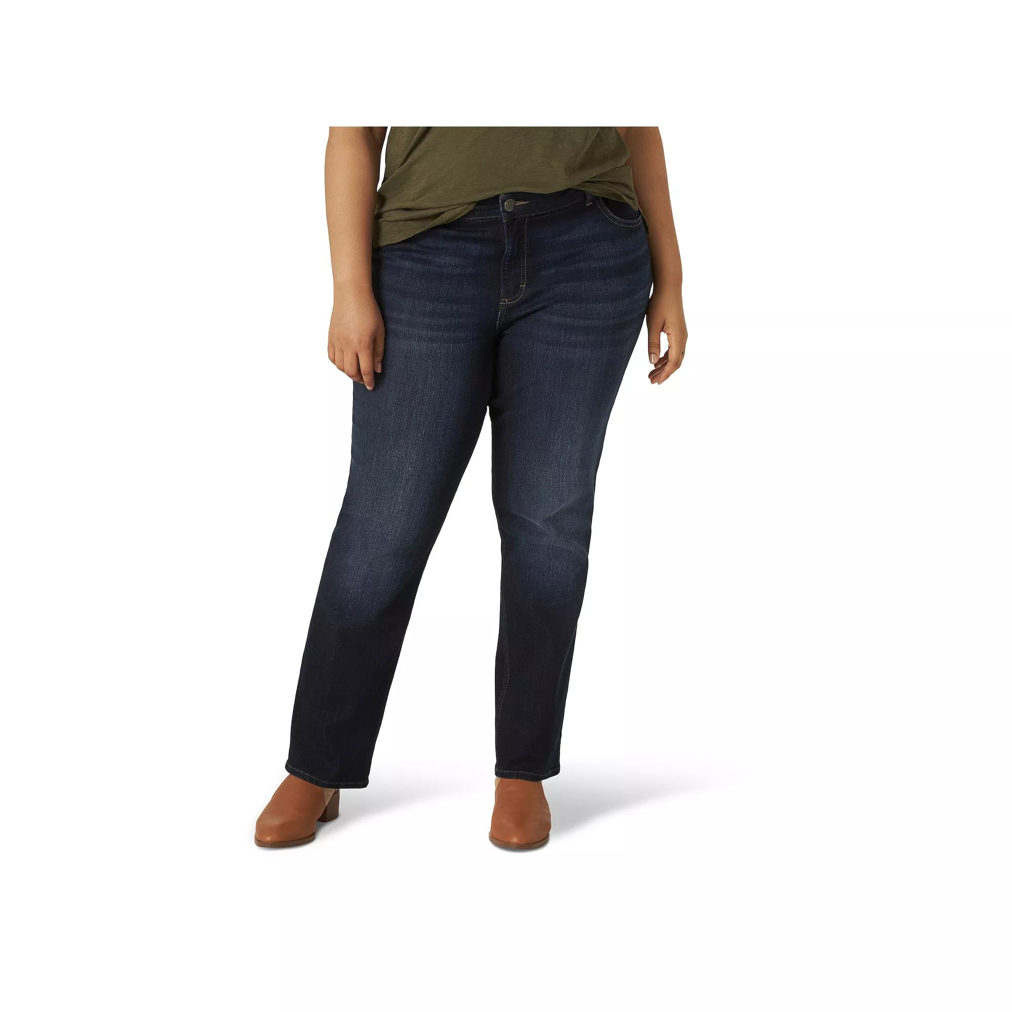 Plus Size Lee Legendary Straight Leg Jeans, Womens Product Image
