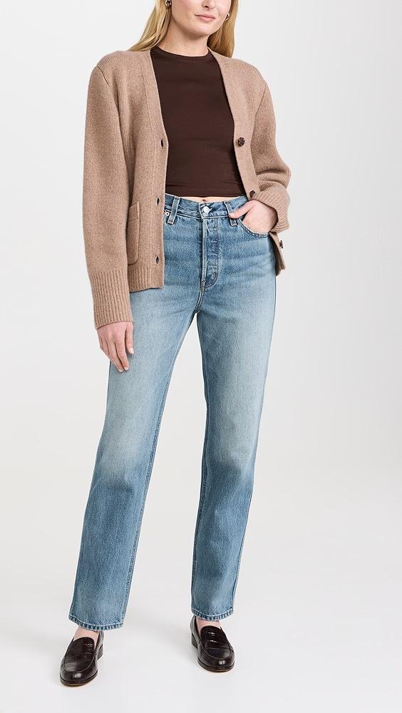 Alex Mill The Carla High Rise Straight Jeans | Shopbop Product Image