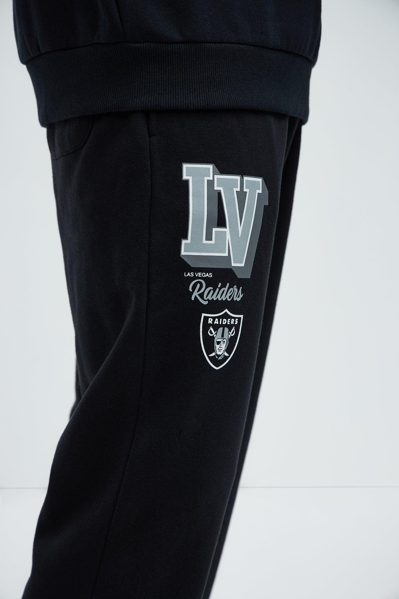 Raiders Bold Flare Sweatpants - Black Male Product Image