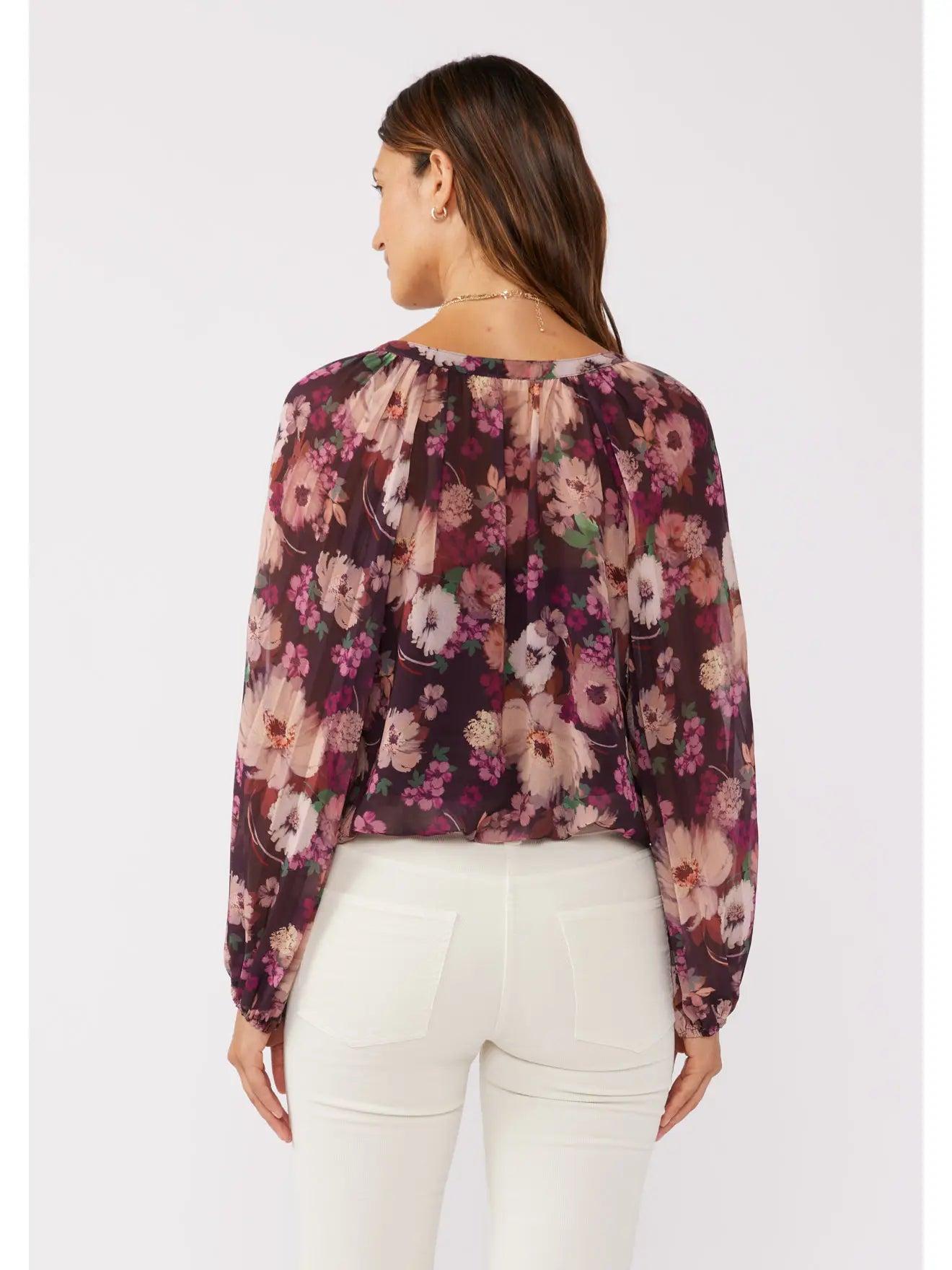 Pinot Floral Button Blouse Product Image