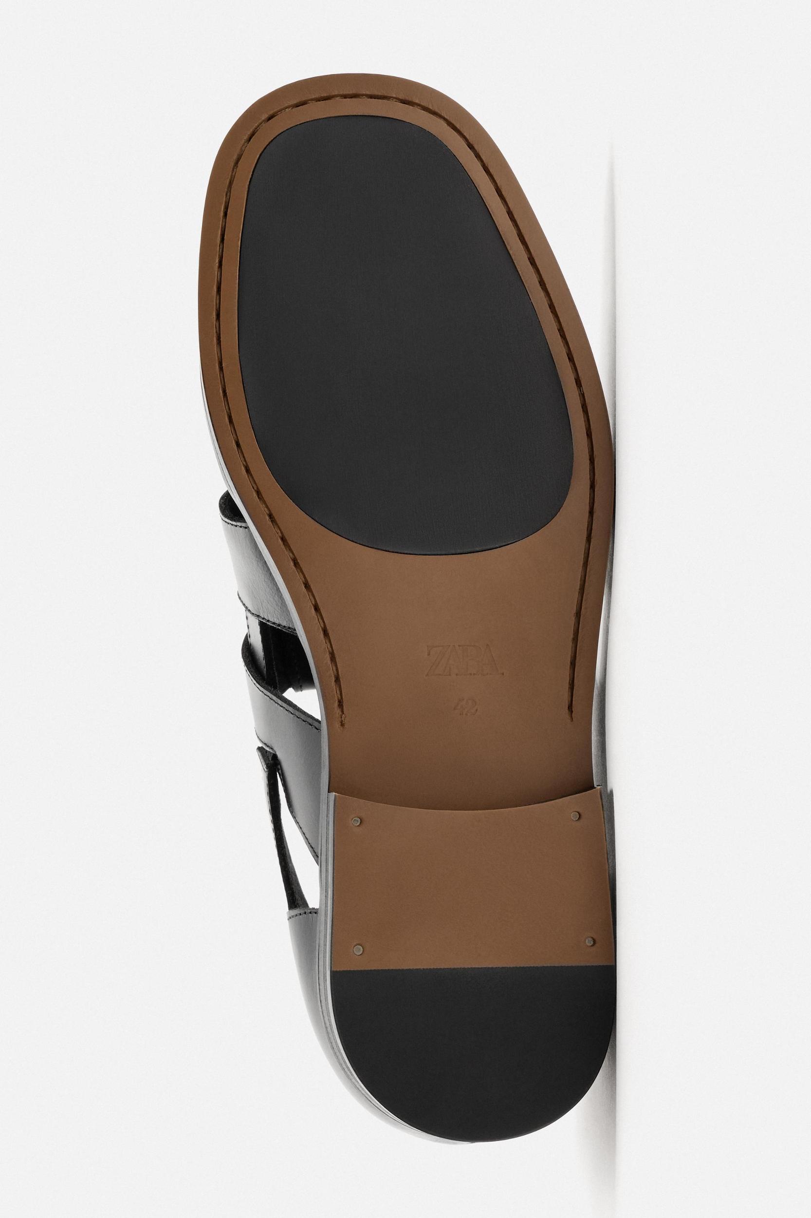 LIMITED EDITION LEATHER FISHERMAN SANDALS Product Image