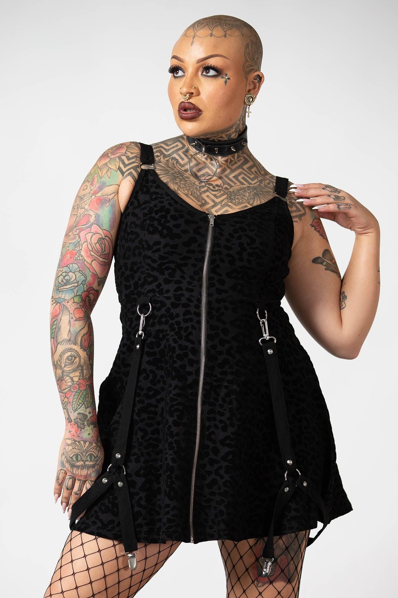 Feelin Purrty Skater Dress - Resurrect Female Product Image