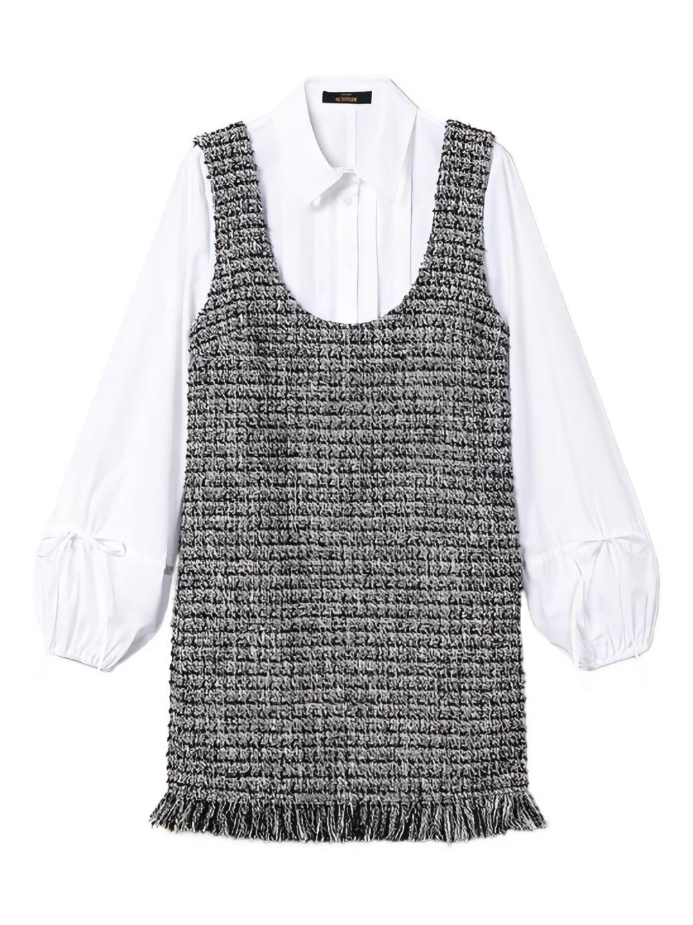 layer tweed mini dress Product Image