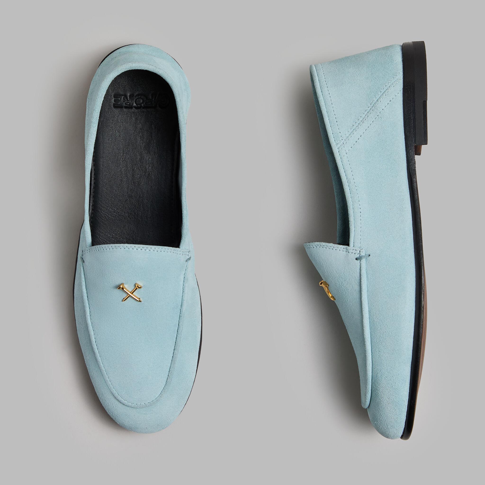 WOMEN'S METAL TEES SUEDE FLEX LOAFER Product Image