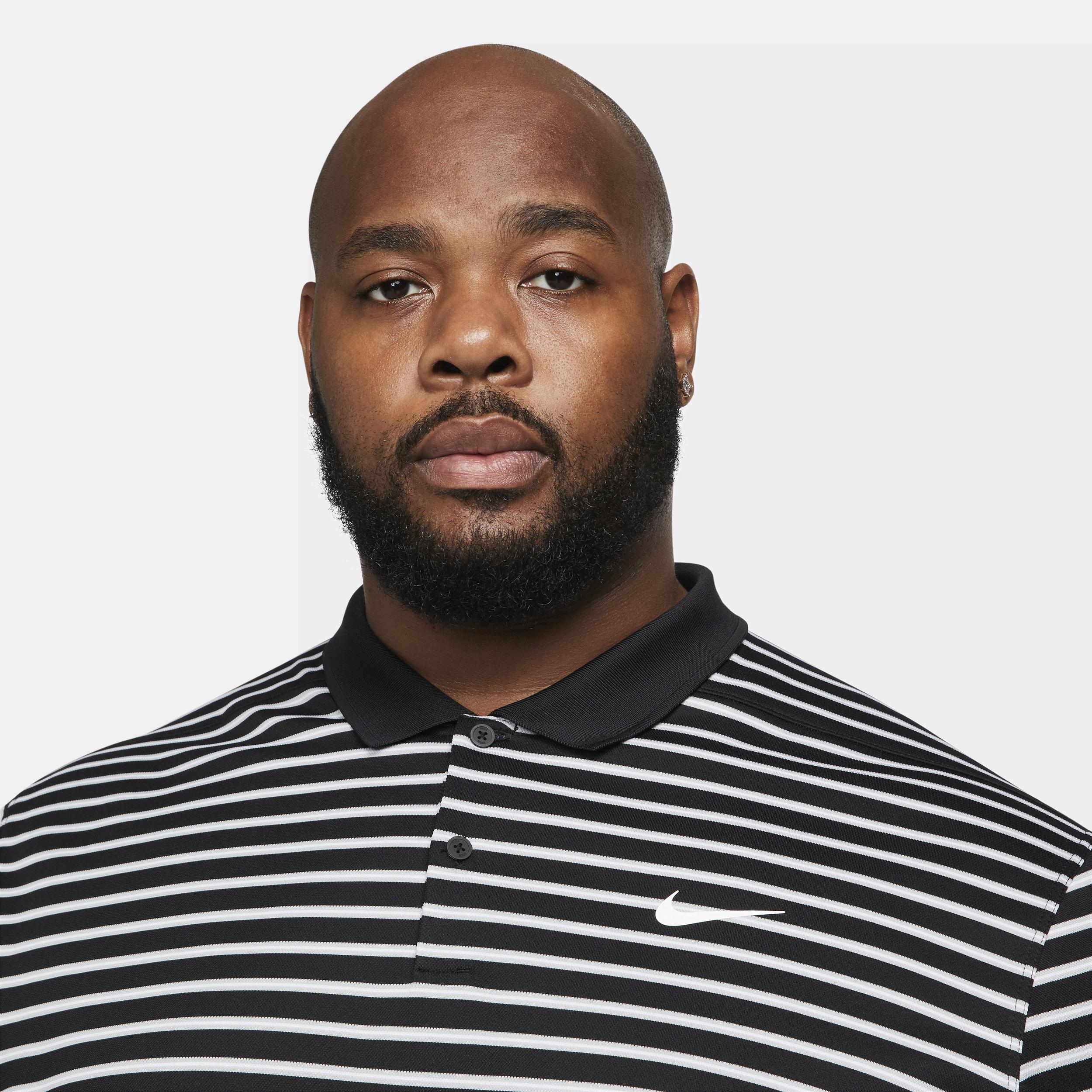 Nike Mens Dri-FIT Victory Striped Golf Polo | DH0829-010 Product Image