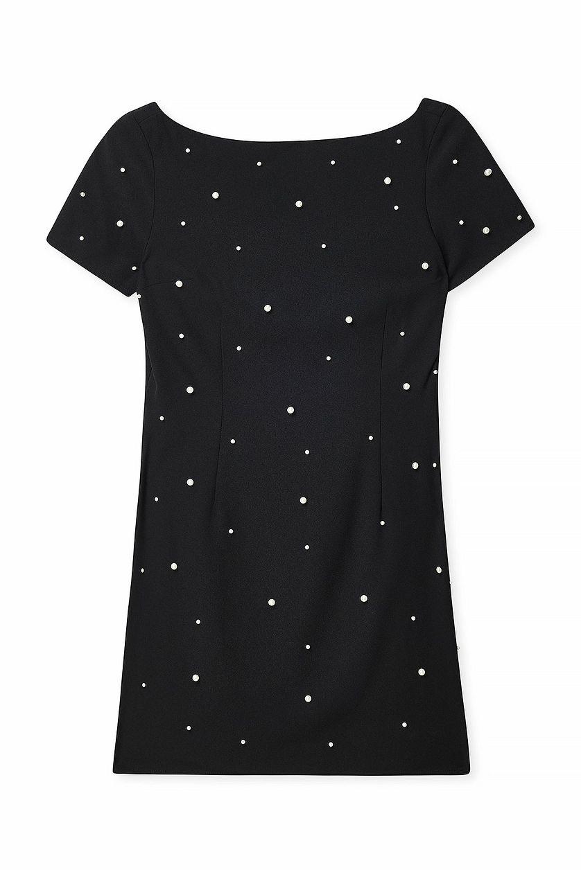 Pearl Embellishment Dress Product Image