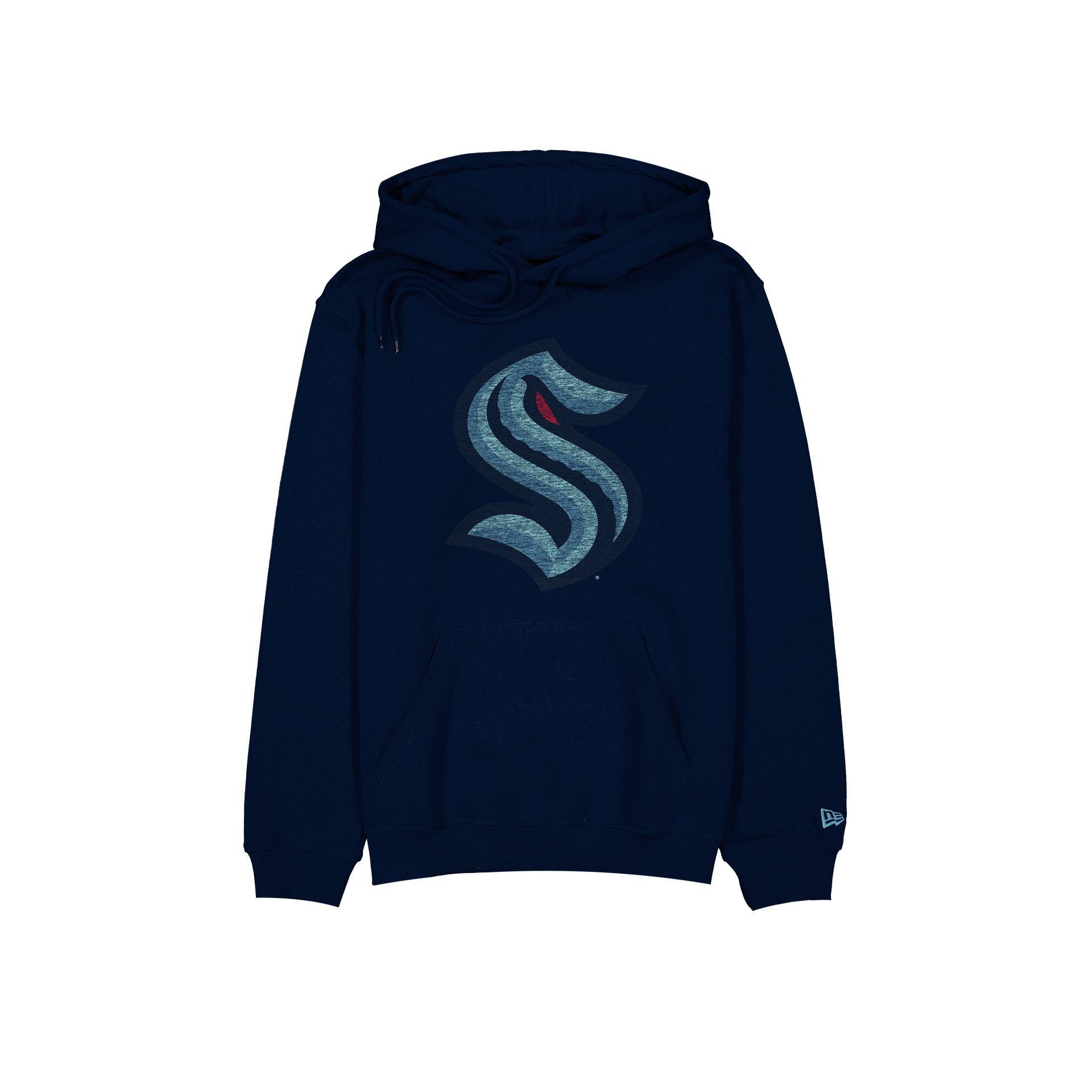 Seattle Kraken Wash Logo Hoodie Male Product Image