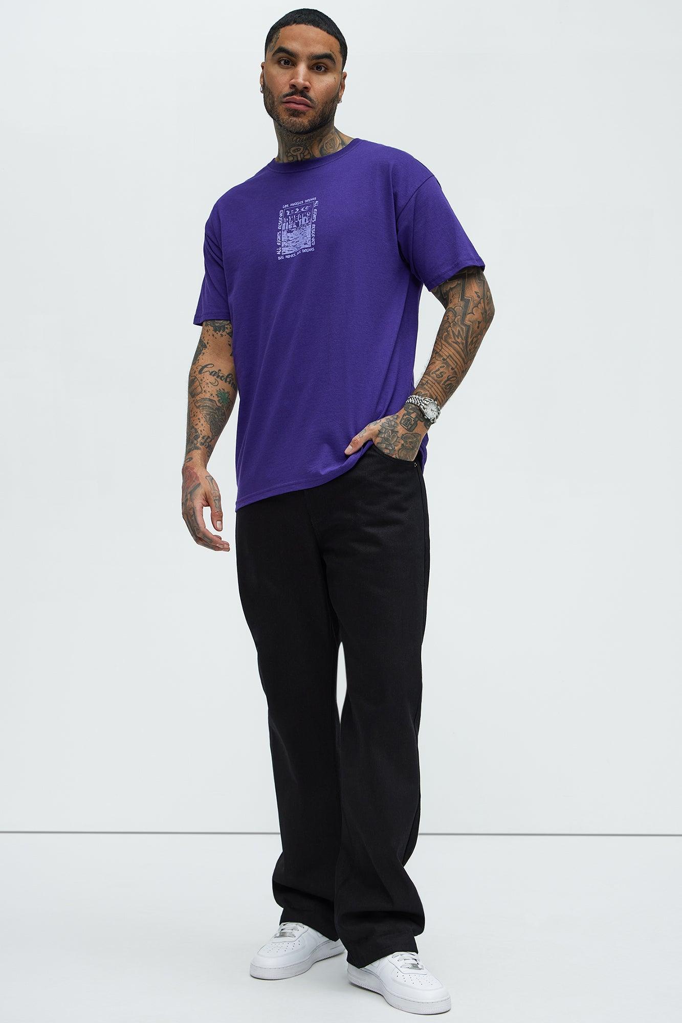 Big Dreams Short Sleeve Tee - Purple Product Image