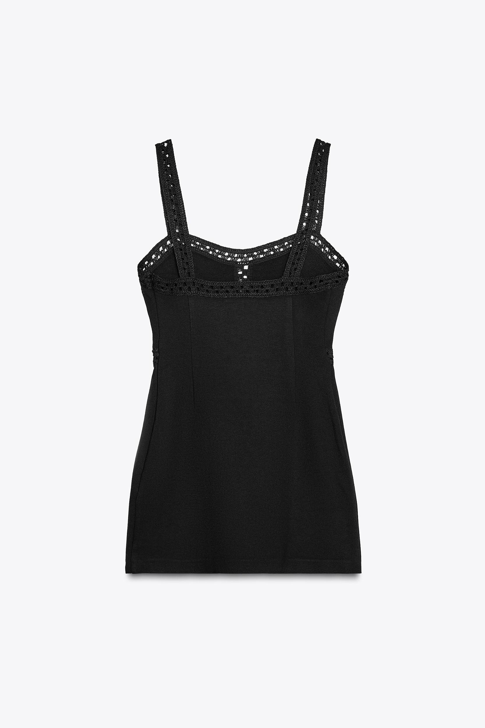 INTERLOCK CROCHET DRESS Product Image