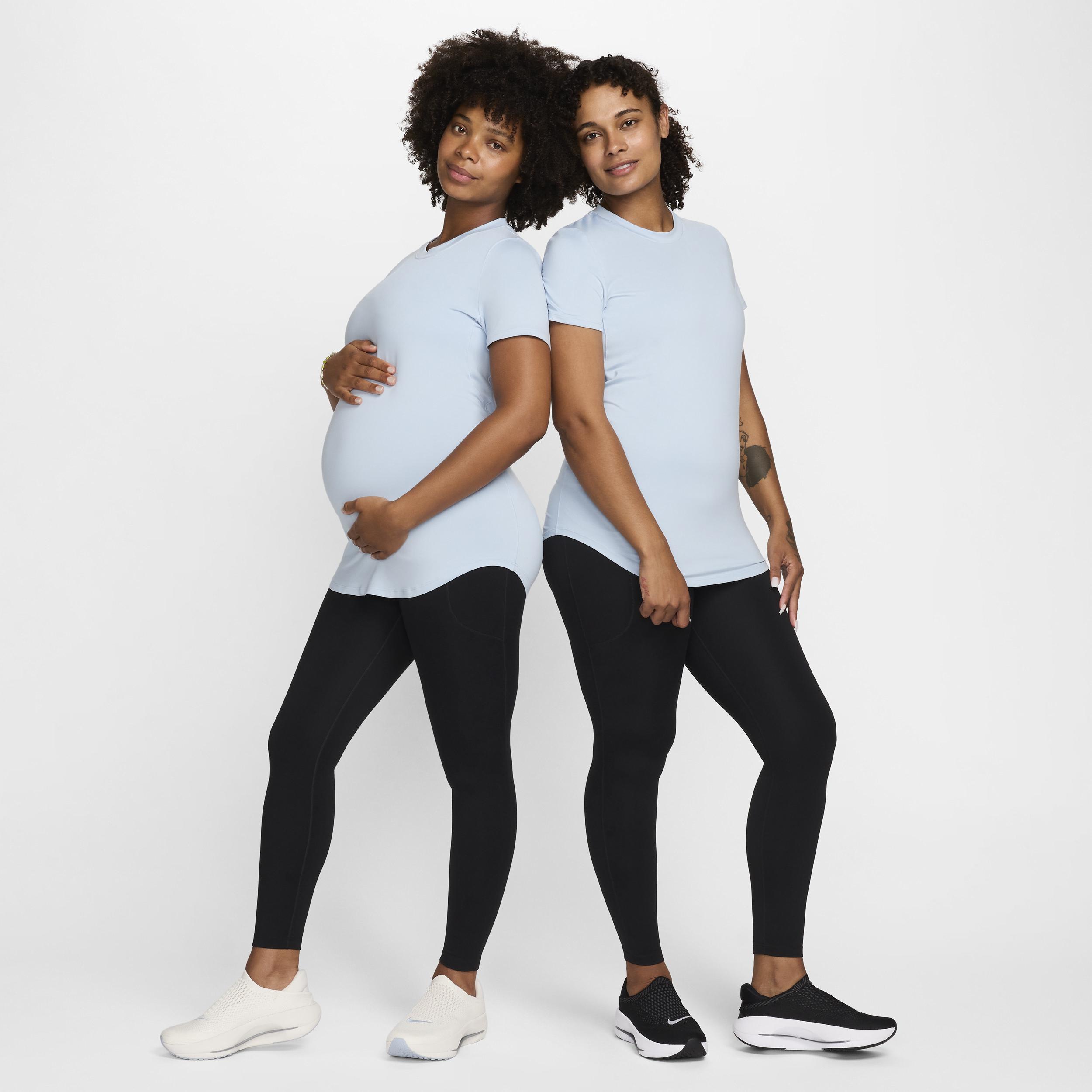 Nike Womens (M) One High-Waisted 7/8 Leggings with Pockets (Maternity) | FN4288-010 Product Image
