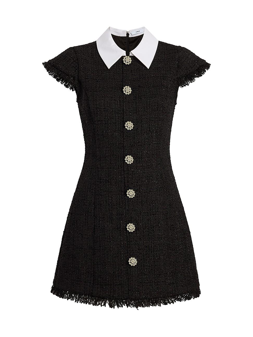 Womens Riello Collared Tweed Minidress Product Image