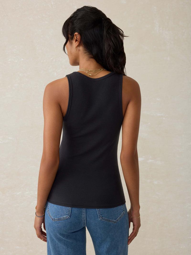 Featherweight Freestyle Tank - Washed Black Product Image