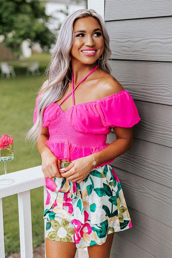 Positano Pretty Smocked Top Product Image