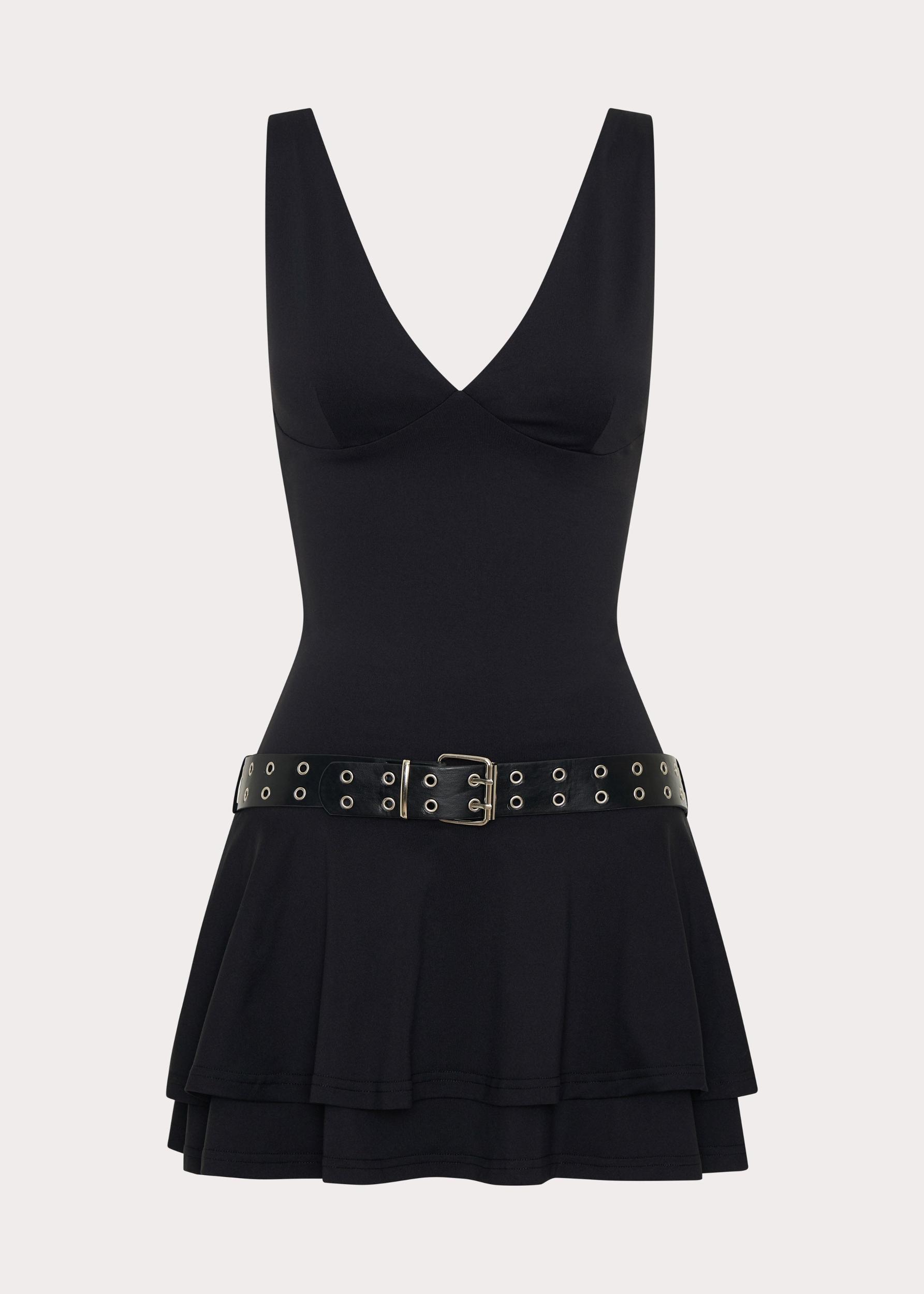 Gold Coast Mini Dress - Black Product Image