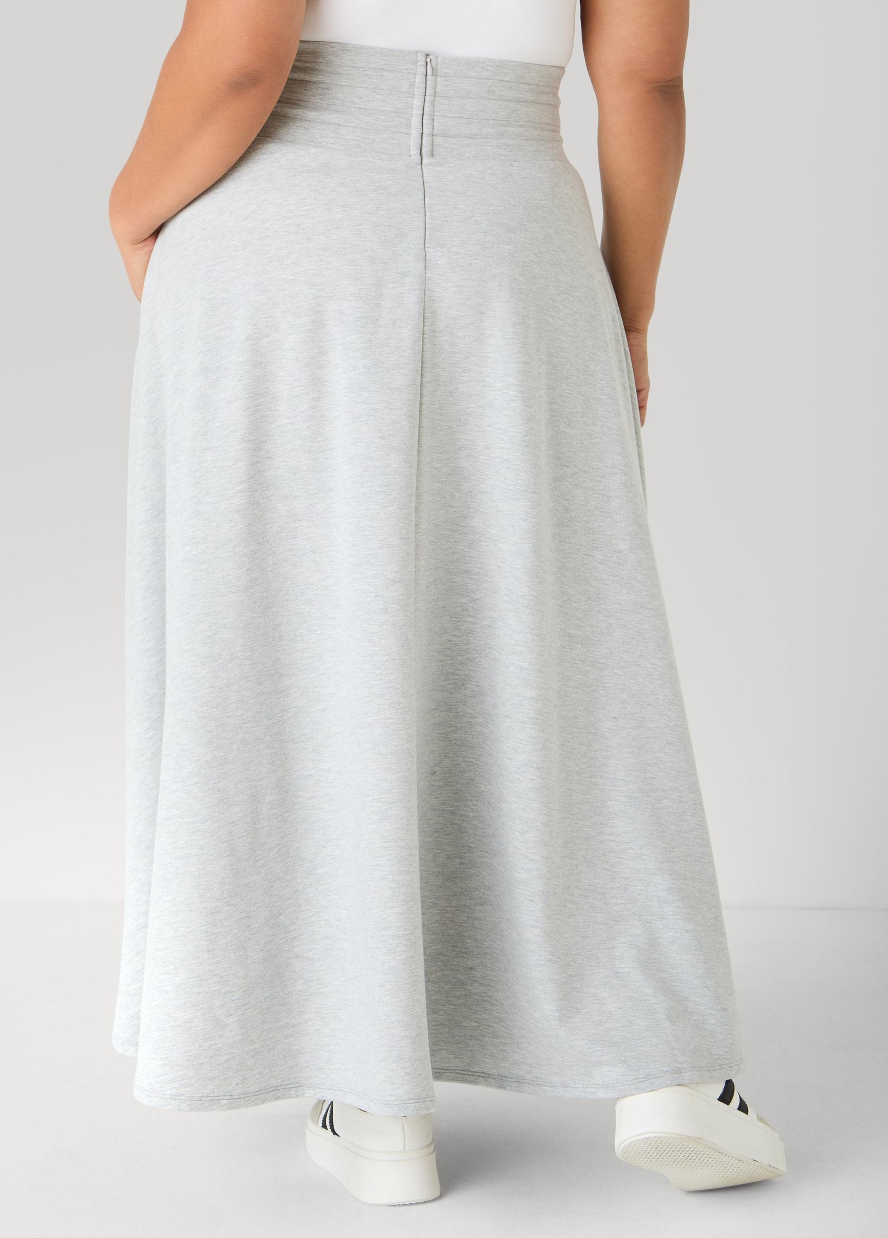 Side Split Drawstring Maxi Skirt Product Image