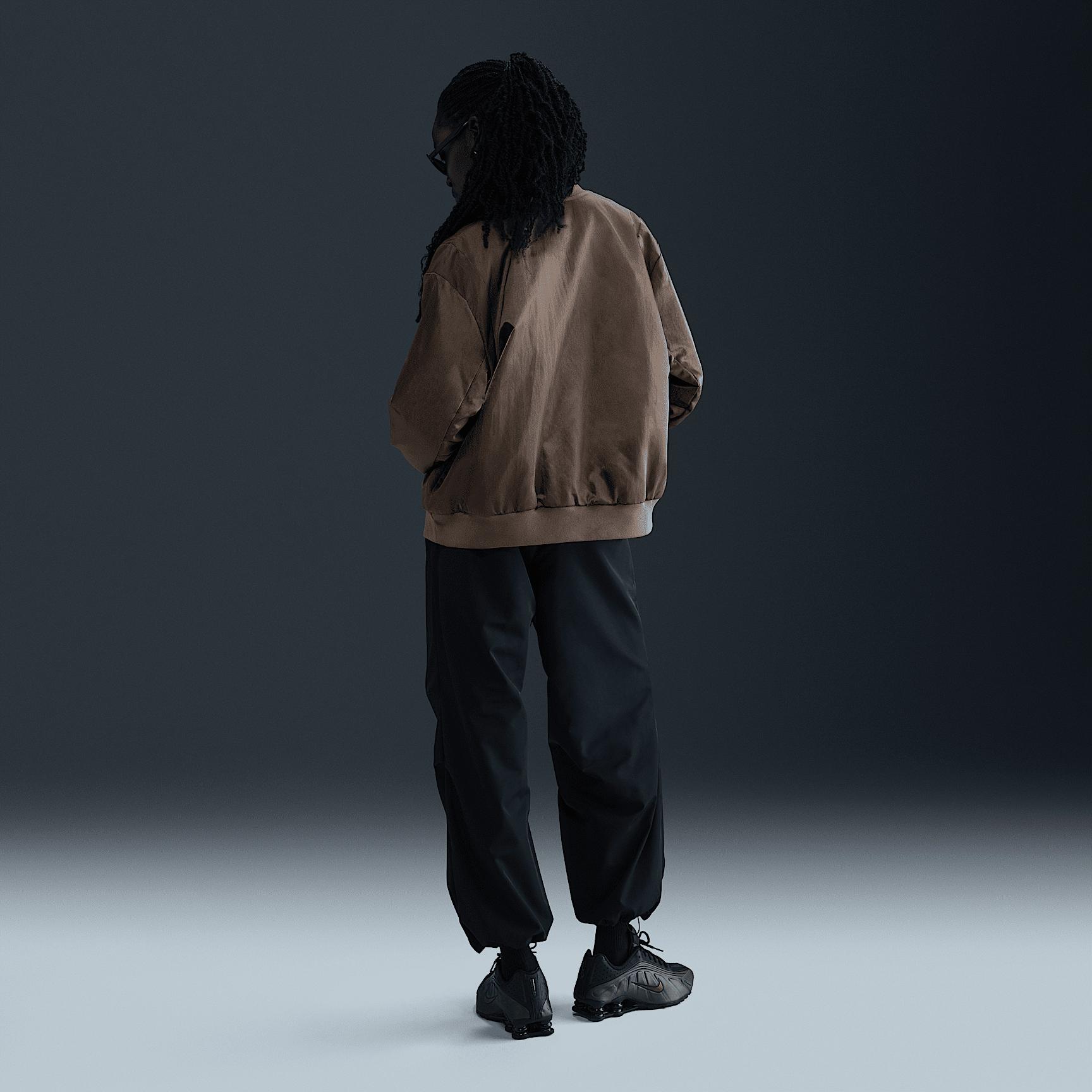 Womens Nike Sportswear Destroyer Oversized Woven Jacket | HJ0971-004 Product Image