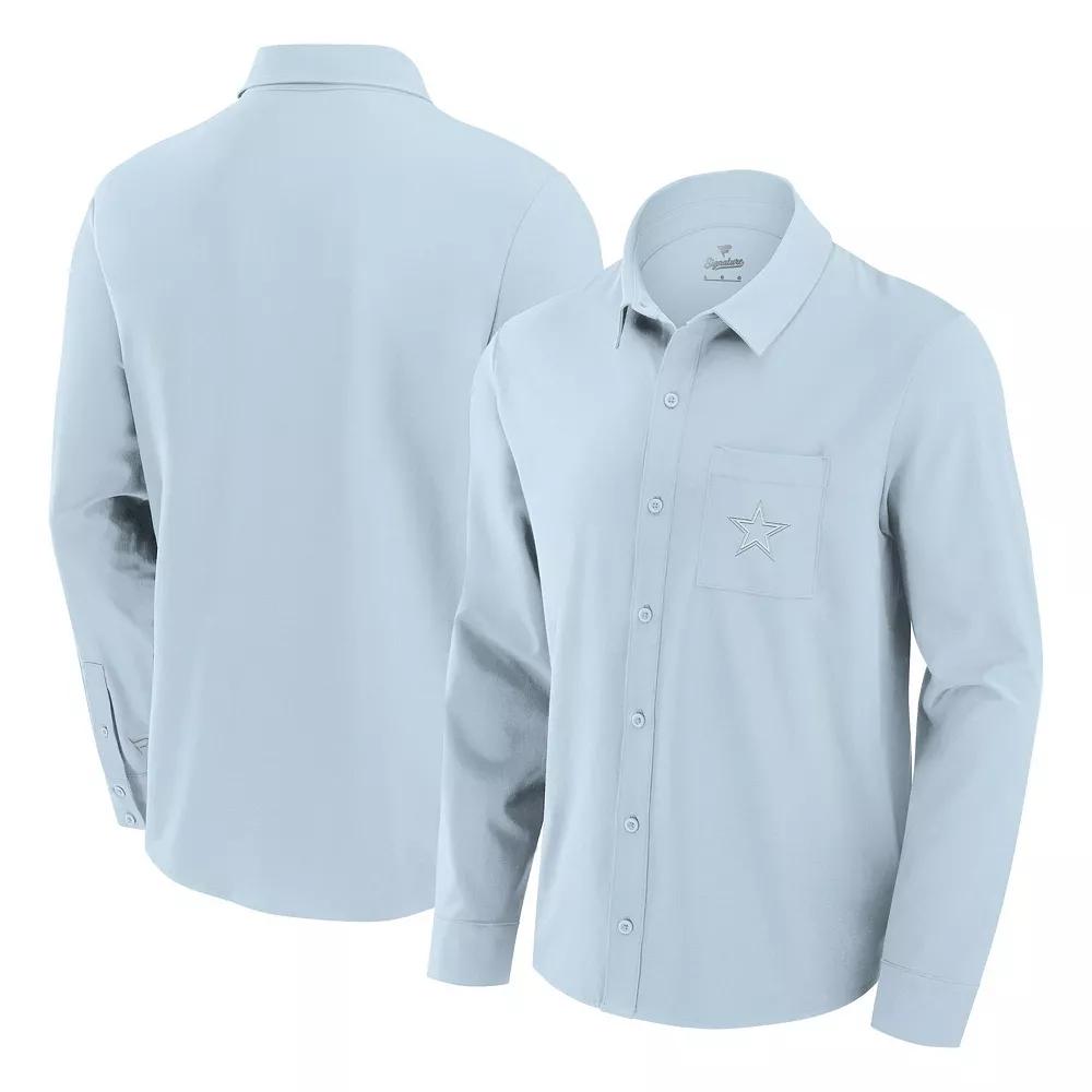 Men's Fanatics Gray San Francisco 49ers Front Office Long Sleeve Button-Up Shirt,  Product Image