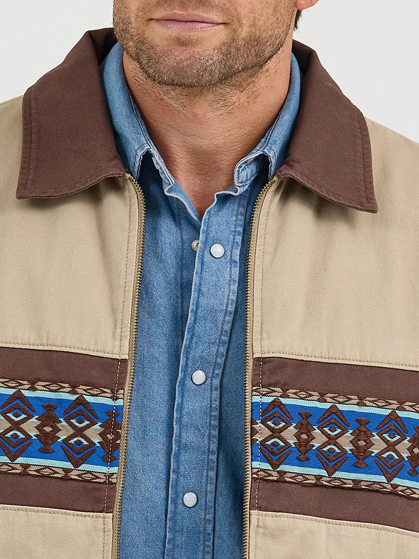 Men's Wrangler® Checotah® Bomber Jacket in North Shore Product Image