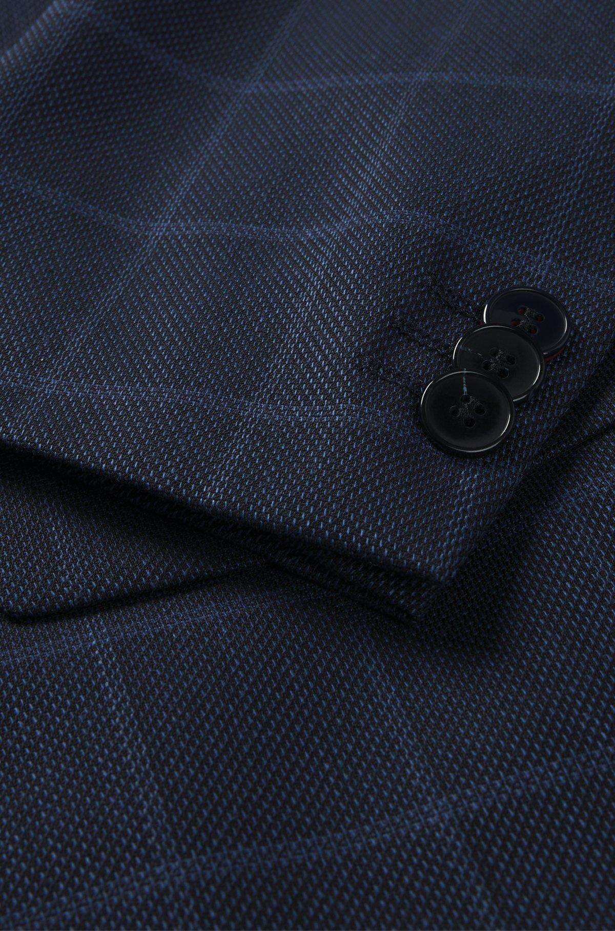 Extra-slim-fit suit in checked performance-stretch cloth Product Image