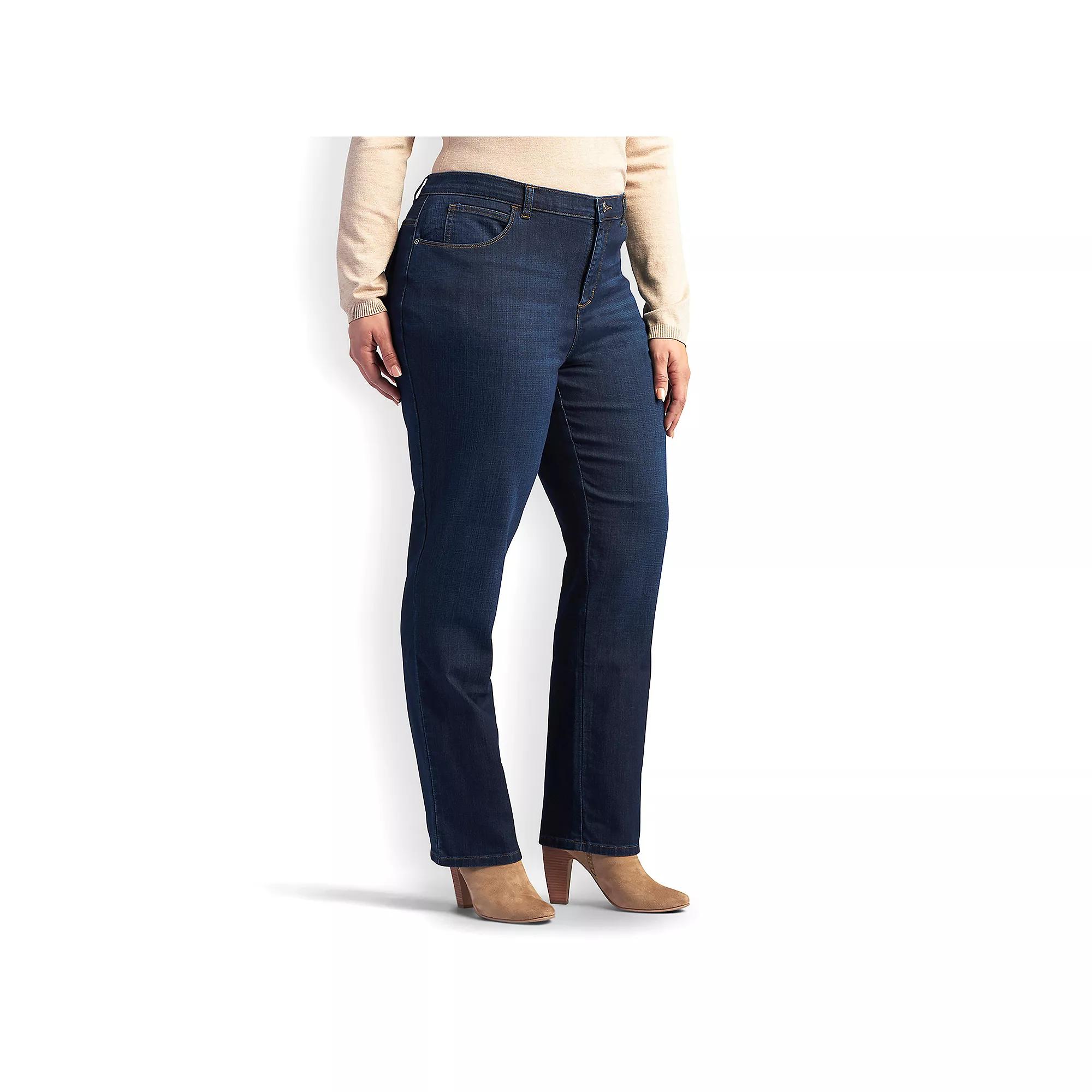 Plus Size Lee Relaxed Fit Straight-Leg Jeans, Womens Product Image