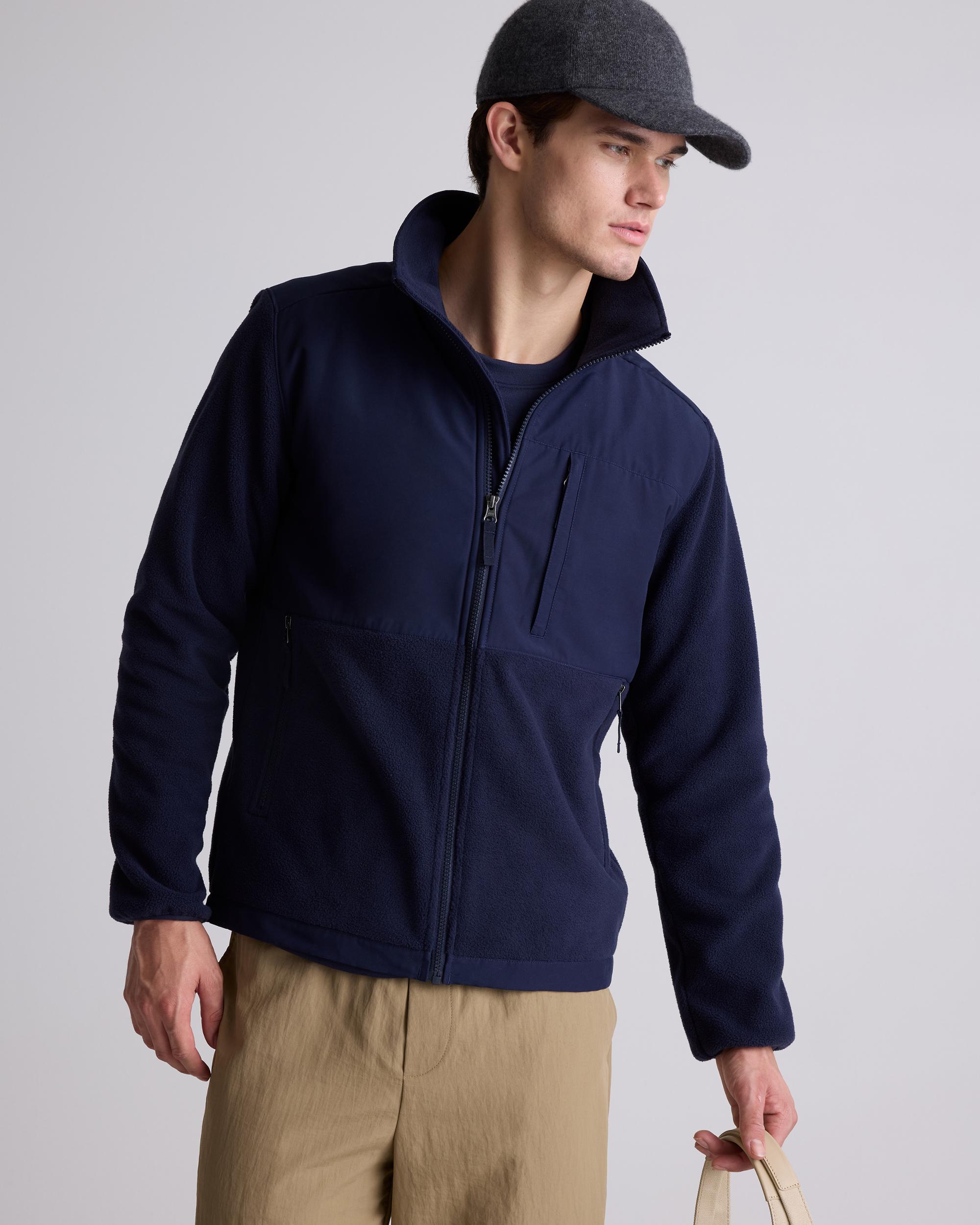 Quince | Men's Polar Fleece Full-Zip Jacket Recycled Polyester Product Image