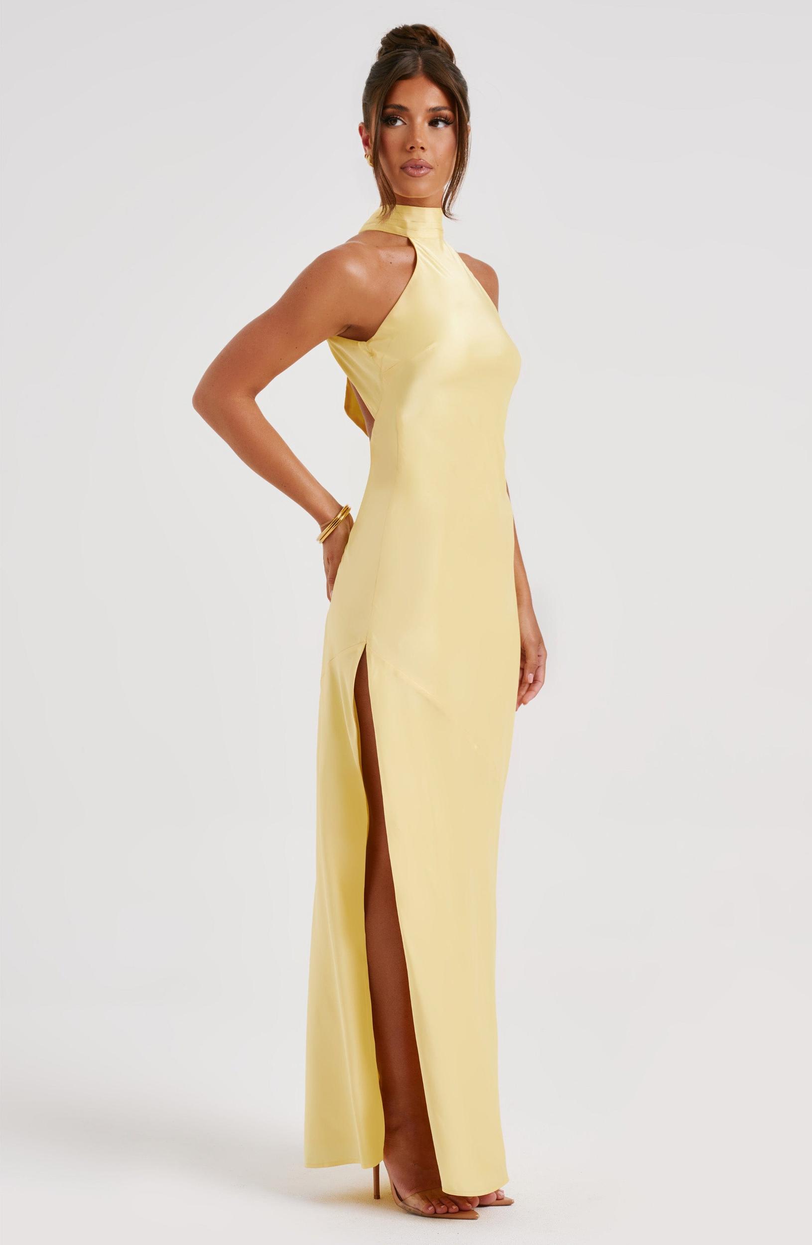 Etta Maxi Dress - Lemon Product Image