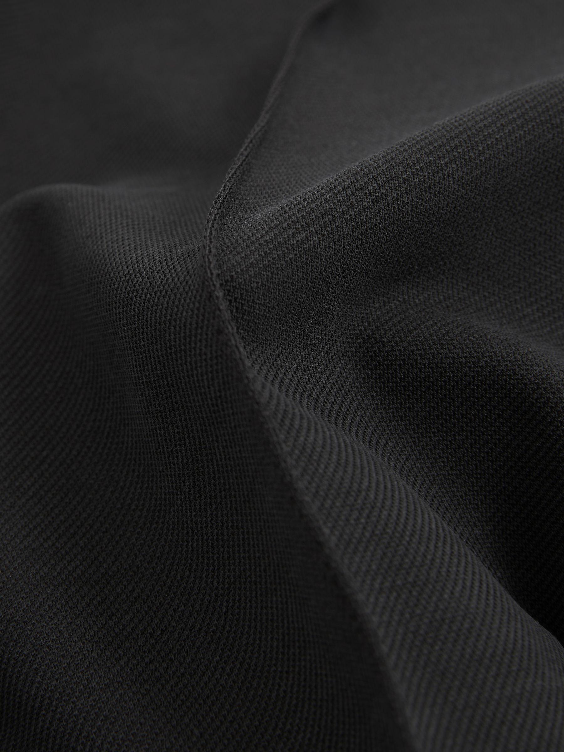 Petite Elasticated-Waistband Tapered Trousers in Charcoal Grey Product Image