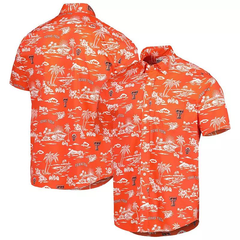 Men's Reyn Spooner Orange Texas Tech Red Raiders Classic Button-Down Shirt, Size: Medium Product Image