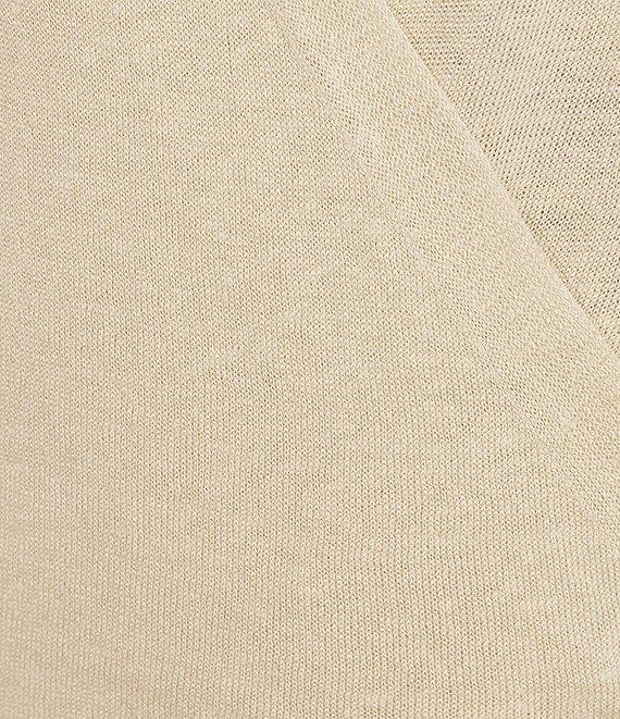 Tommy Bahama Linen Blend Open Front 3/4 Sleeve Cardigan Product Image