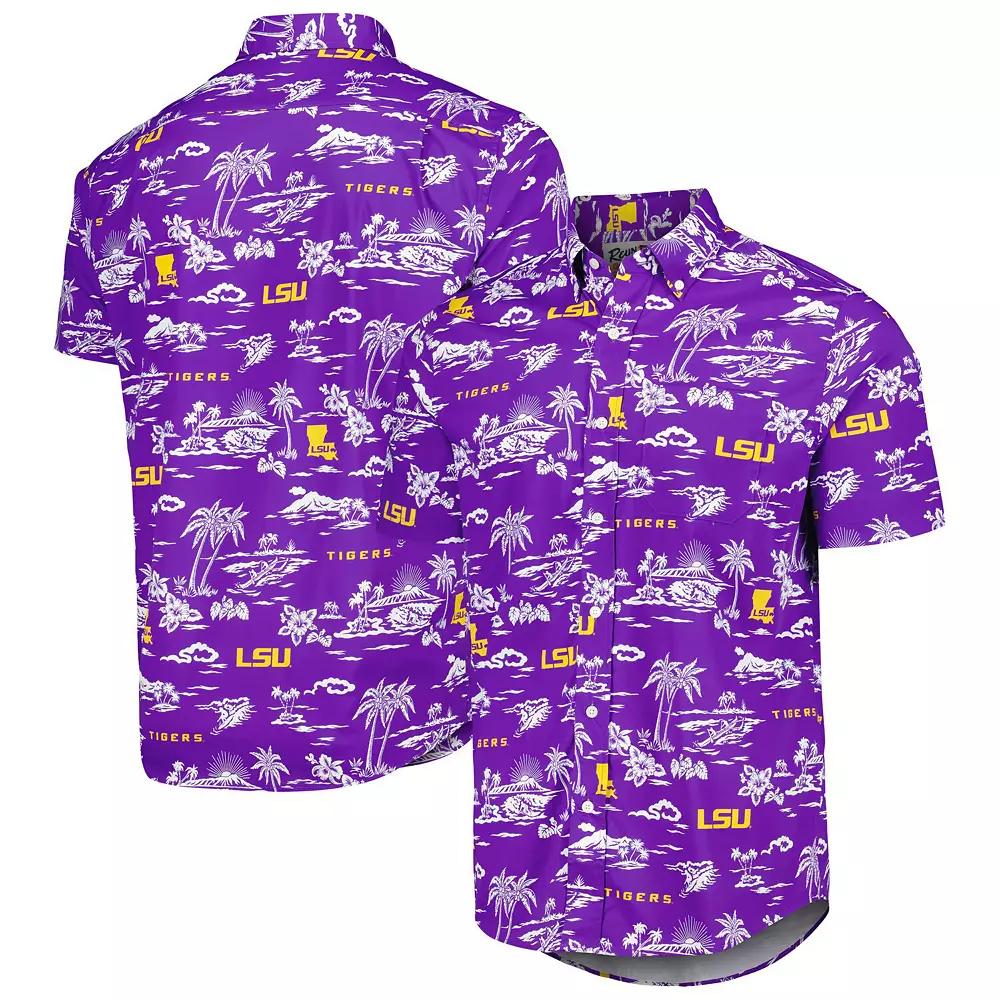 Men's Reyn Spooner Purple LSU Tigers Classic Button-Down Shirt,  Product Image