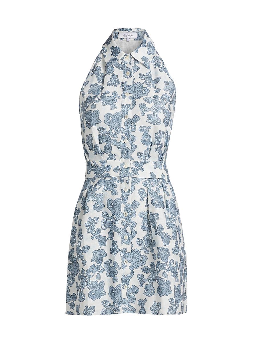 Womens Domino Floral Minidress Product Image