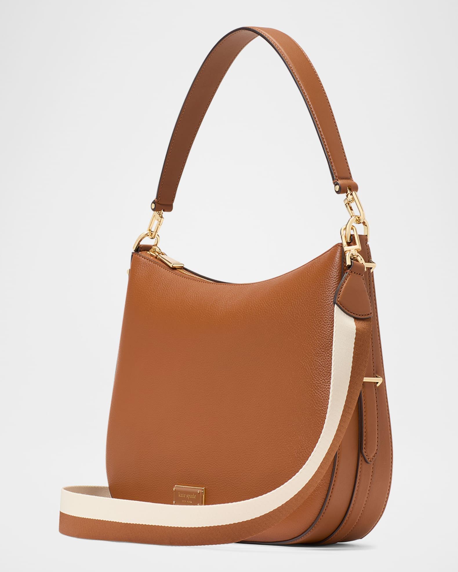 liv large pebbled leather hobo bag Product Image